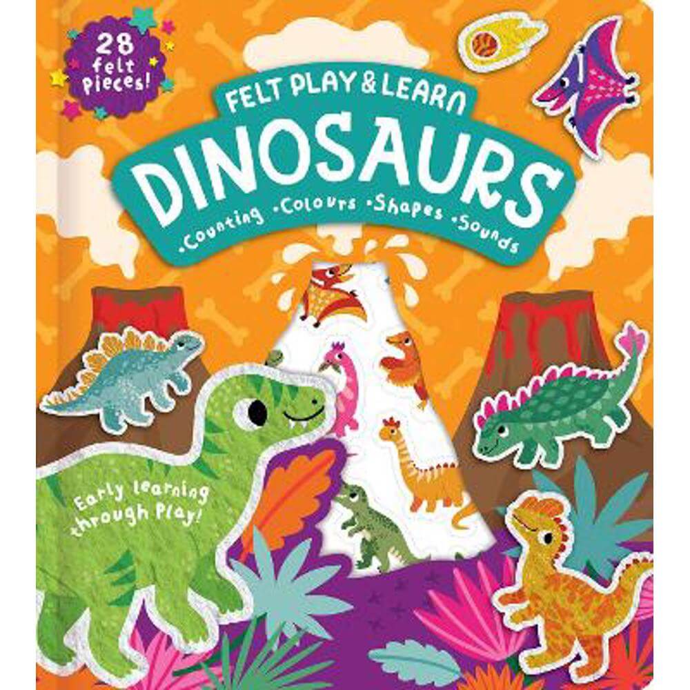 Felt Play & Learn Dinosaurs - Alice Barker